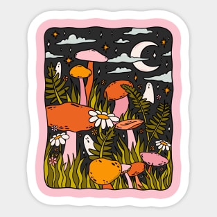 Ghosts in the Forest Sticker